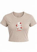 Forged by 5 - Beige Baby Tee